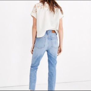 Madewell Mom Jean size 28